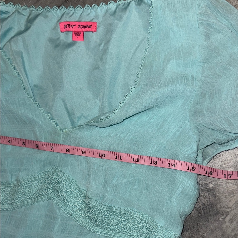 Betsey Johnson Aqua Blue Dress - Picture 7 of 9